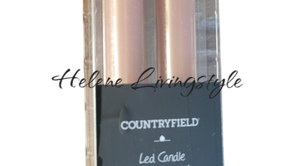 LED-kaarsen Countryfield roze