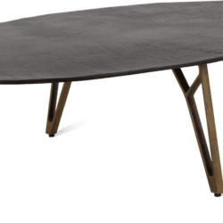 Antiek bronzen ovale salontafel