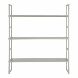 Beja Shelves - grijs, 3 planken, 48x17x55 cm