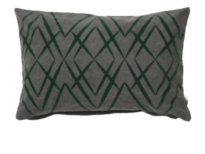 Kussen Try Grijs/groen 40x60 cm