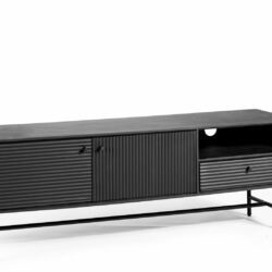 Tv-meubel, 150 cm, B340 zwart