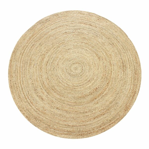 Vloerkleed Jute rond 150 cm Naturel