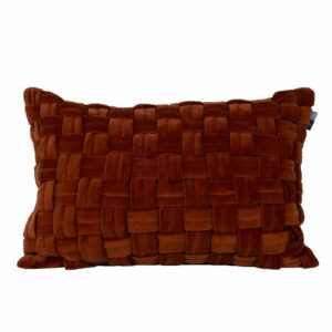 Kussen Velvet square 40x60 Cognac