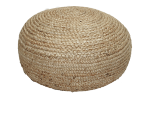 Poef Jute 50x25cm Naturel