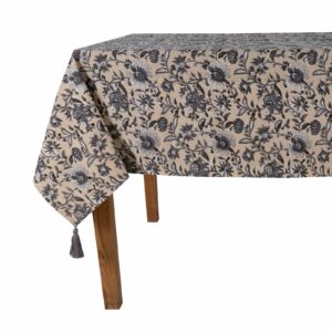 Tafelkleed Floral 140x250 cm Beige