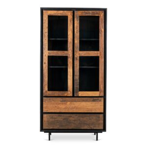 Anayah Glass Door Cabinet 90