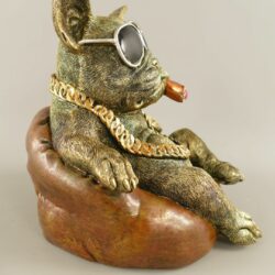 Beeldje Polystone Steampunk Dog - Afbeelding 4