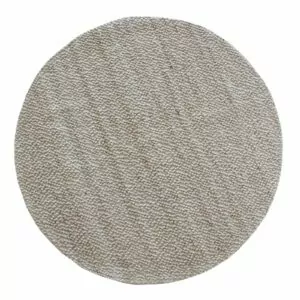 Vloerkleed Wol/PET Rond 150 cm Beige